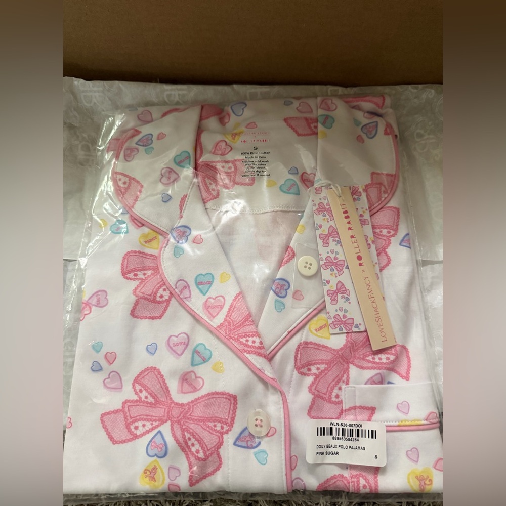RR x LSF Doily Beaux Polo Pajamas Set